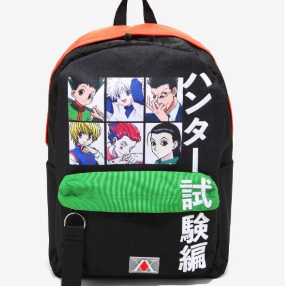 Hunter X Hunter Grid Two Tone Backpack NWT